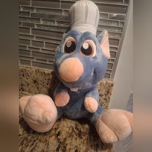 Disney Parks Epcot Chef Remy Ratatouille Big Feet 10" Plush Stuffed Toy